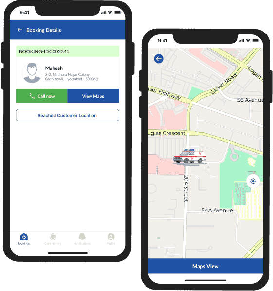 Medrayder ambulance Driver app